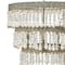 Hello Honey® 20.5" Antique White 3-Tier Wood Bead Chandelier